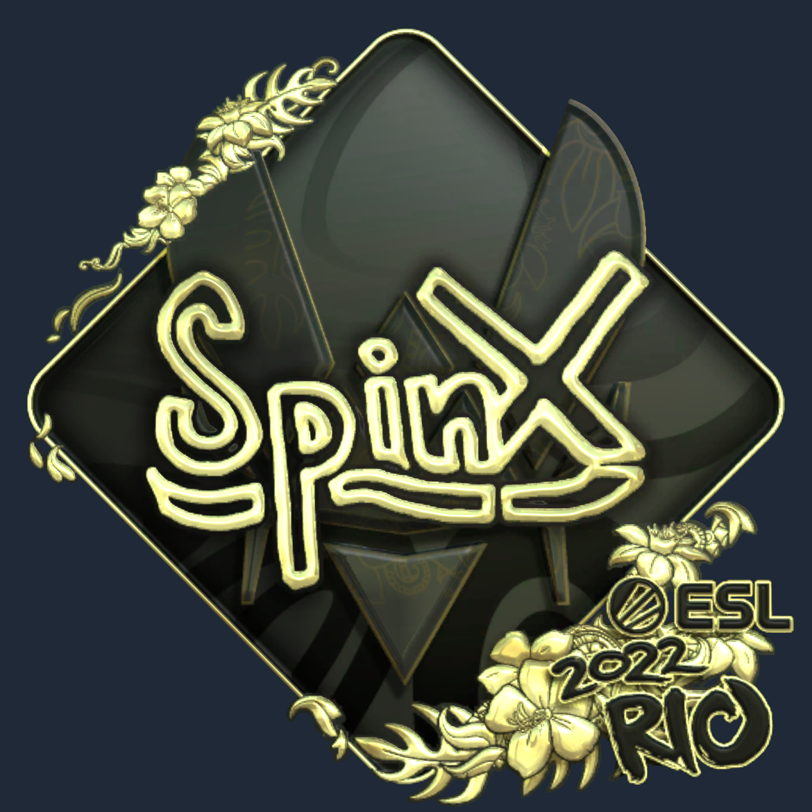 Sticker | Spinx (Gold) | Rio 2022 Screenshot