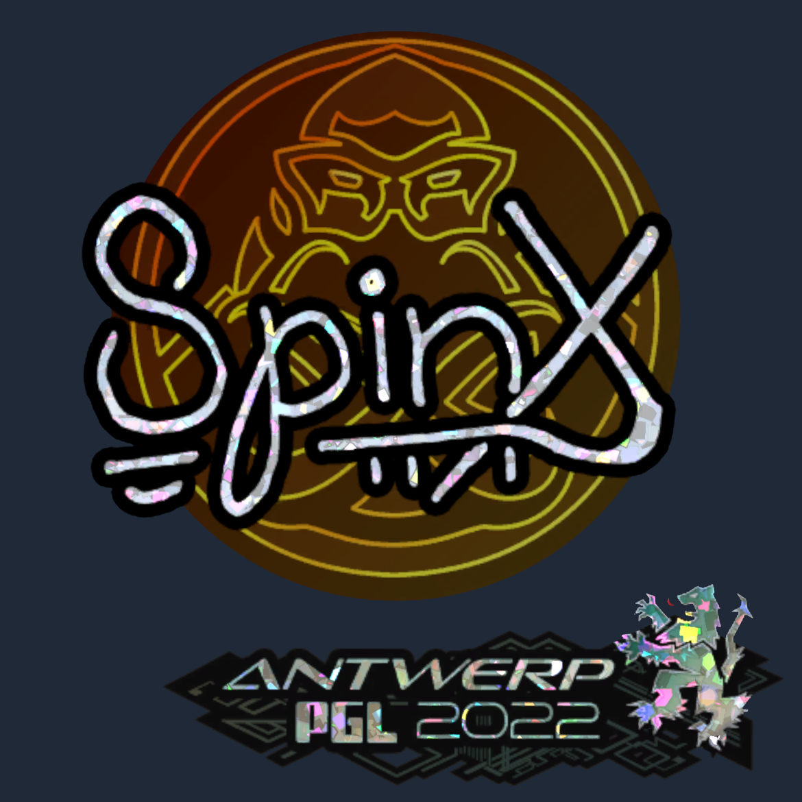 Sticker | Spinx (Glitter) | Antwerp 2022 Screenshot
