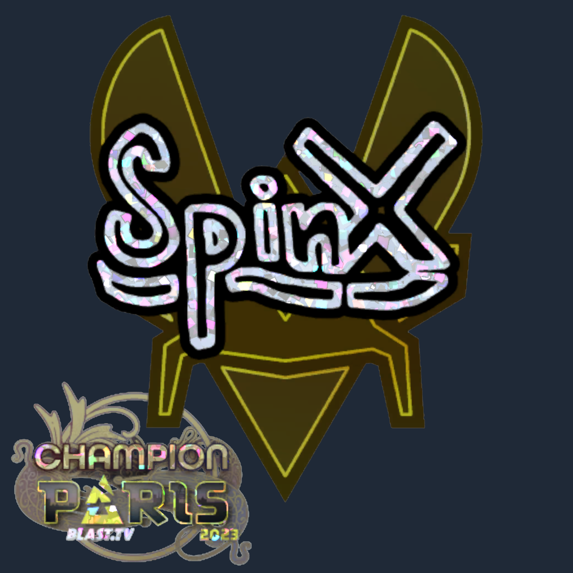 Sticker | Spinx (Glitter, Champion) | Paris 2023 Screenshot