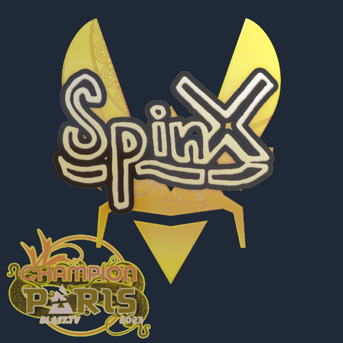 Sticker | Spinx (Holo, Champion) | Paris 2023 Screenshot