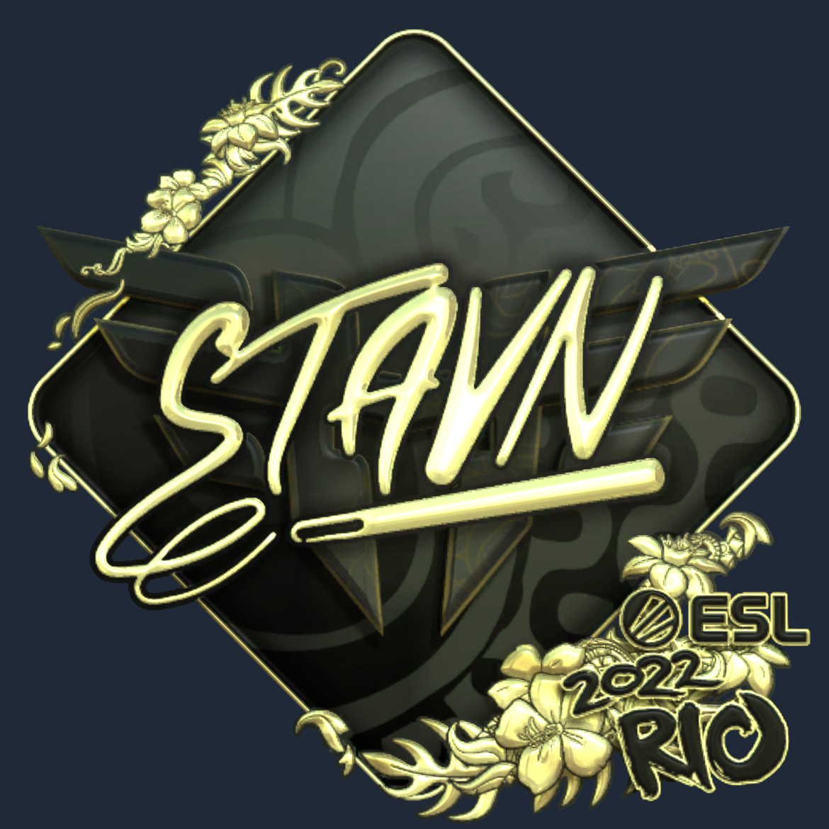 Sticker | stavn (Gold) | Rio 2022 Screenshot