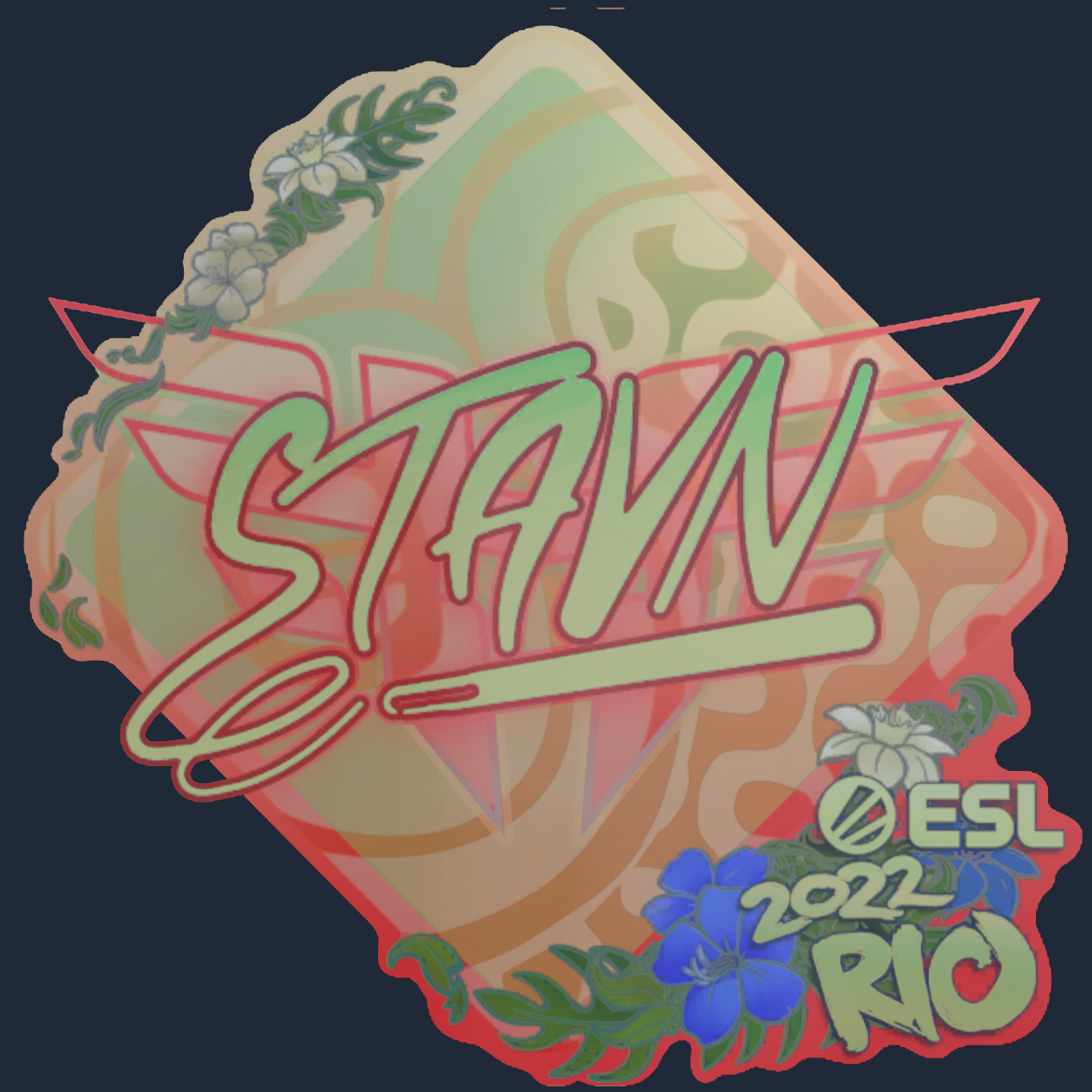 Sticker | stavn (Holo) | Rio 2022 Screenshot