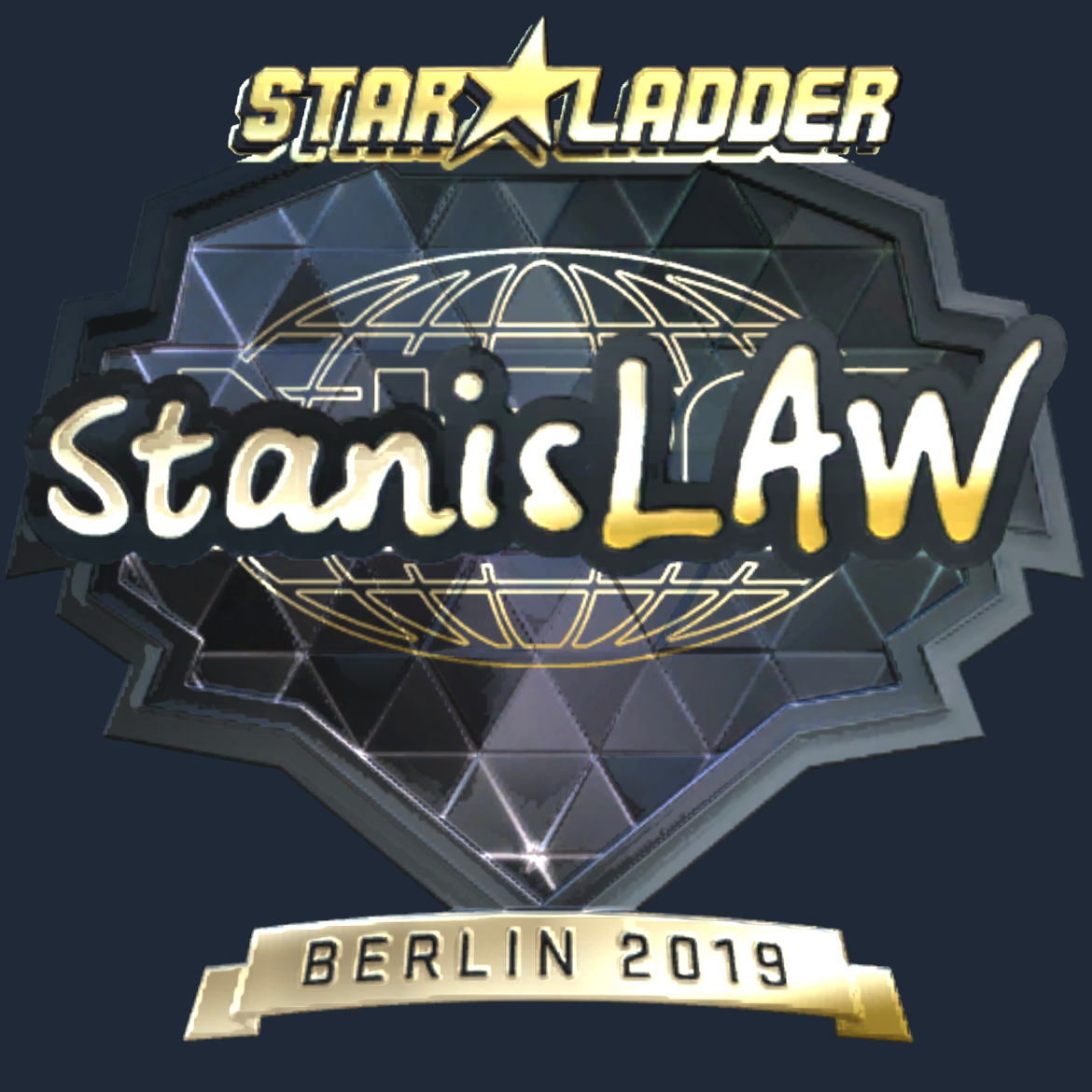 Sticker | stanislaw (Gold) | Berlin 2019 Screenshot