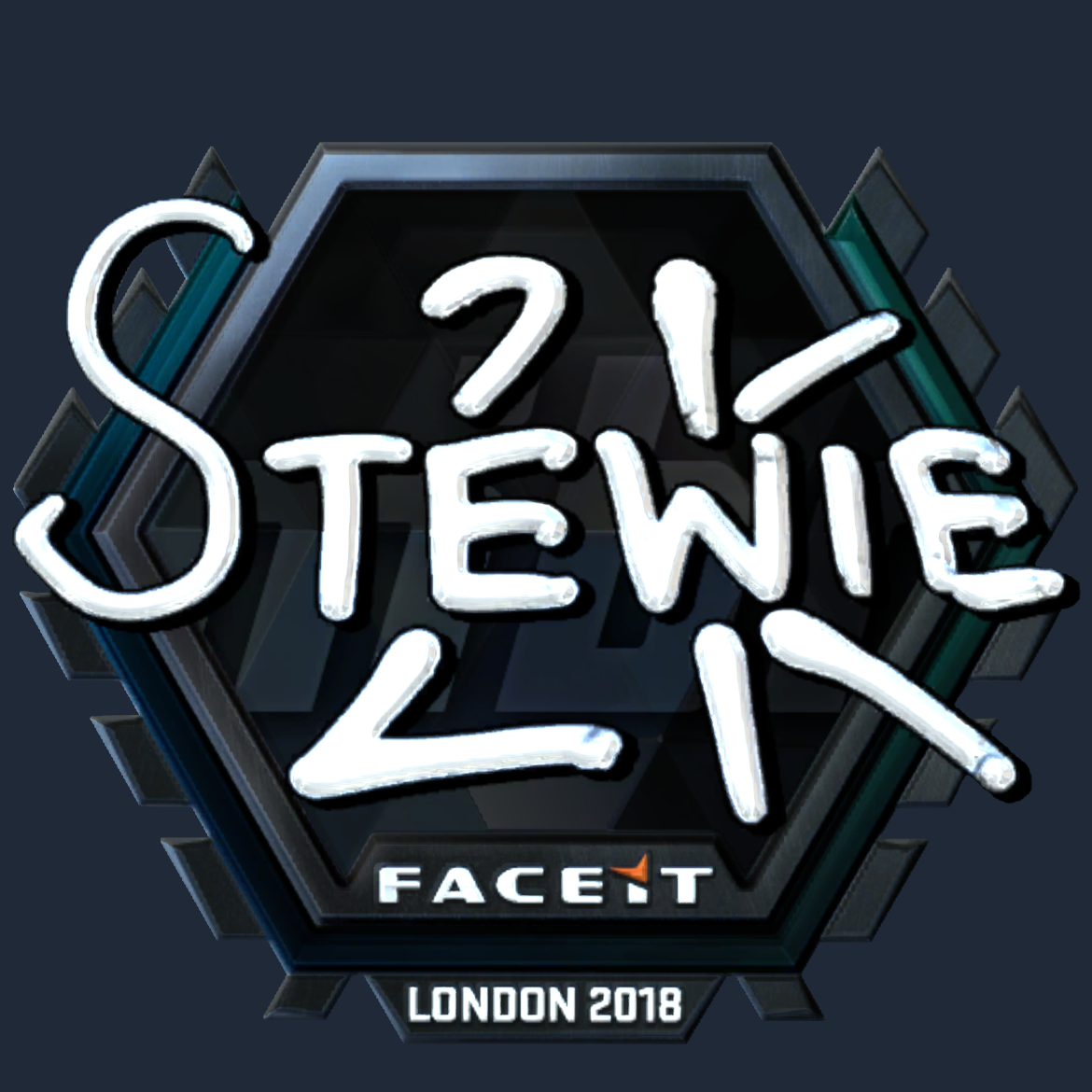 Sticker | Stewie2K (Foil) | London 2018 Screenshot