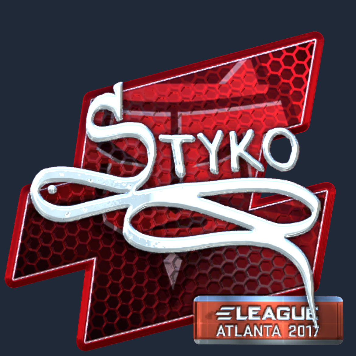 Sticker | STYKO (Foil) | Atlanta 2017 Screenshot