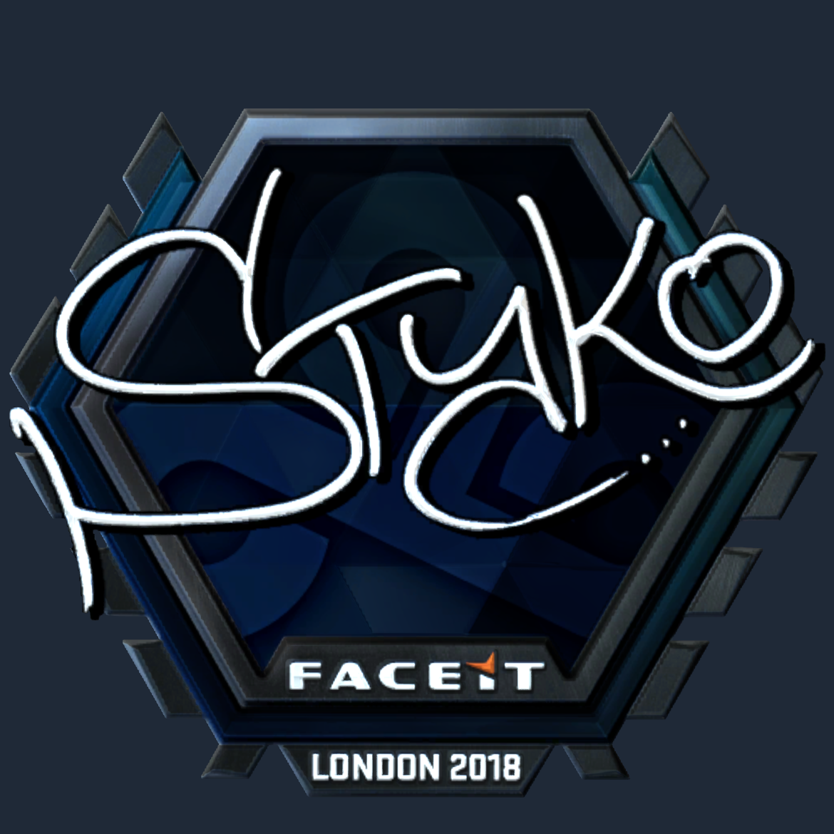 Sticker | STYKO (Foil) | London 2018 Screenshot