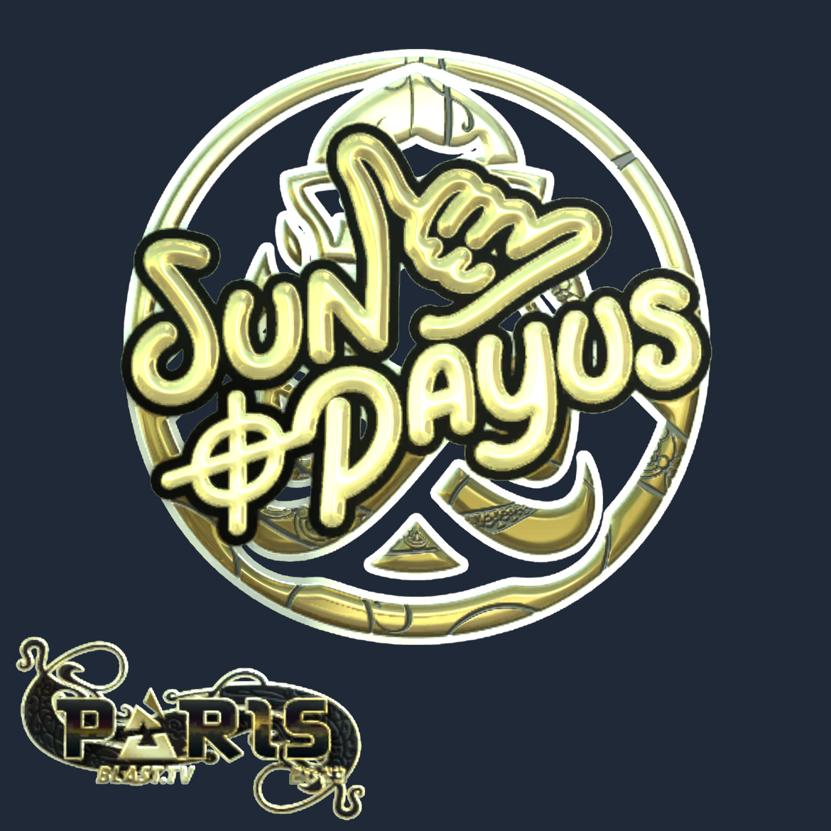 Sticker | SunPayus (Gold) | Paris 2023 Screenshot