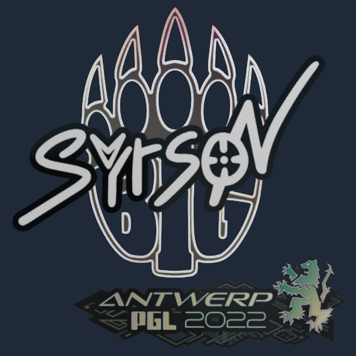 Sticker | syrsoN | Antwerp 2022 Screenshot