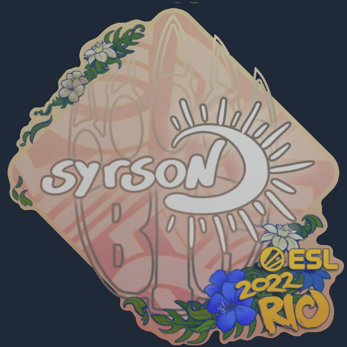 Sticker | syrsoN | Rio 2022 Screenshot