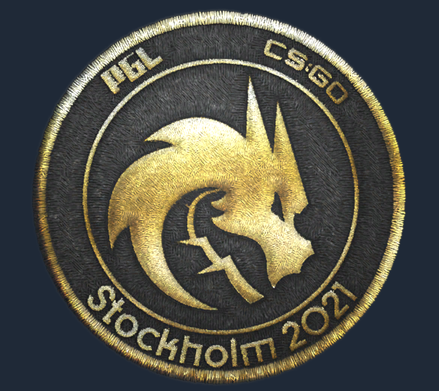 Patch | Team Spirit (Gold) | Stockholm 2021 Screenshot