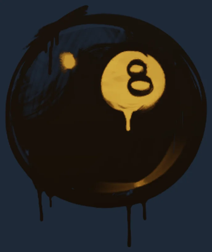 Sealed Graffiti | 8-Ball Image