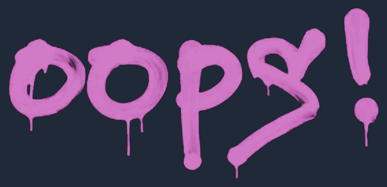 Sealed Graffiti | Oops Image