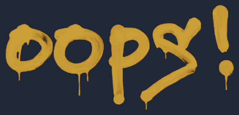 Sealed Graffiti | Oops Image