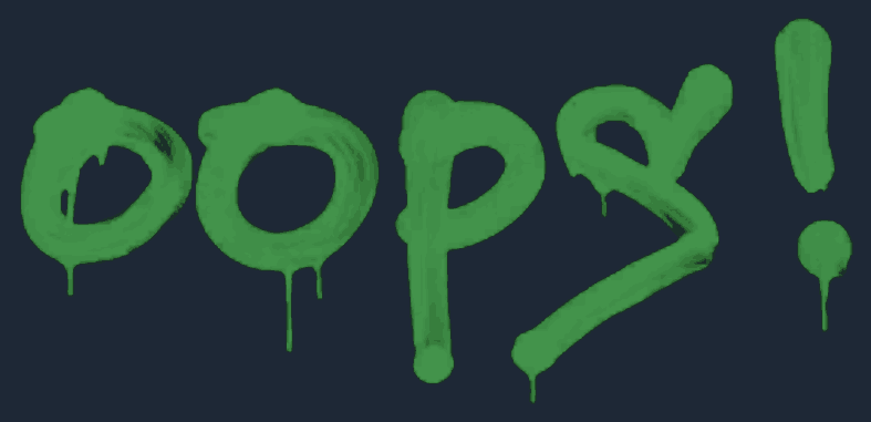 Sealed Graffiti | Oops Image