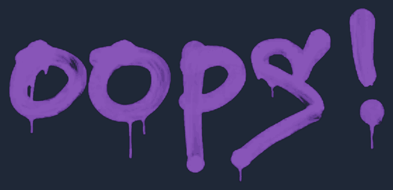 Sealed Graffiti | Oops Image