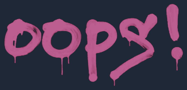 Sealed Graffiti | Oops Image