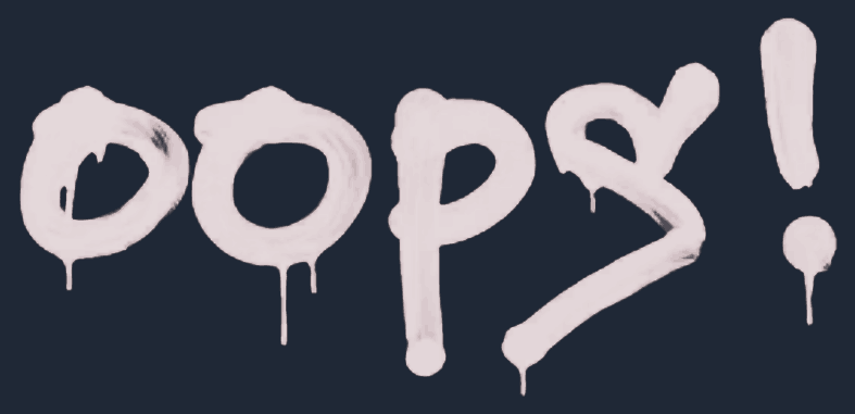 Sealed Graffiti | Oops Image