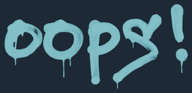 Sealed Graffiti | Oops Image