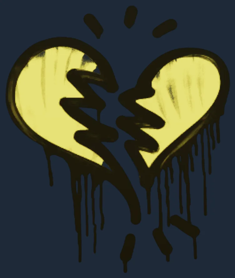 Sealed Graffiti | Broken Heart Image