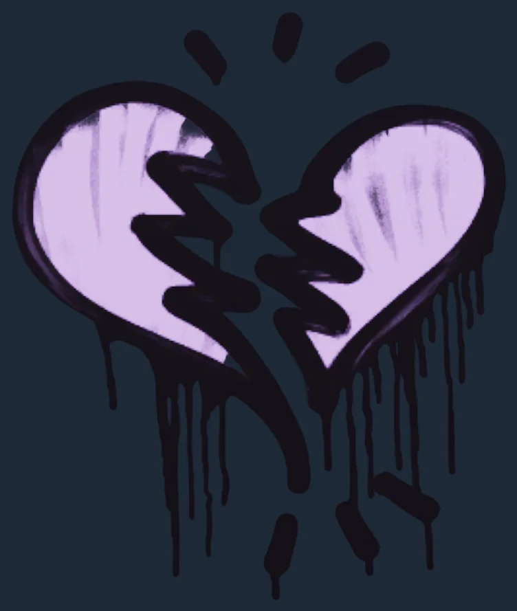 Sealed Graffiti | Broken Heart Image