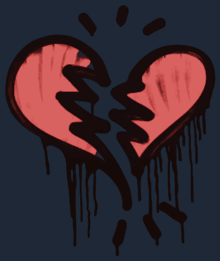 Sealed Graffiti | Broken Heart Image