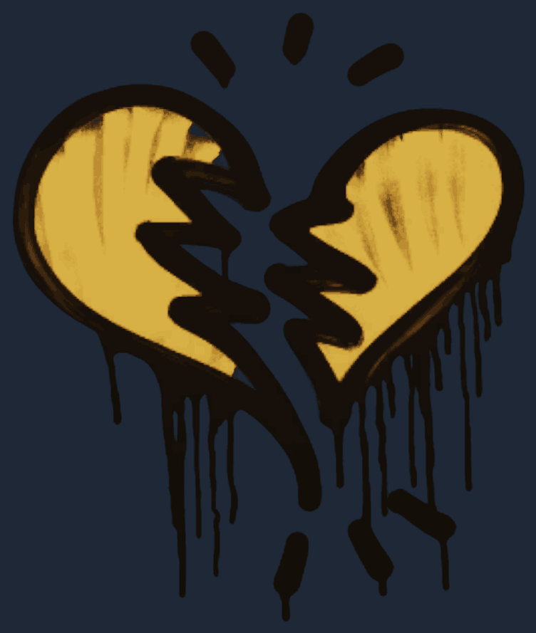 Sealed Graffiti | Broken Heart Image