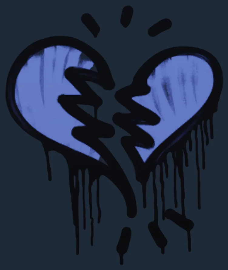 Sealed Graffiti | Broken Heart Image