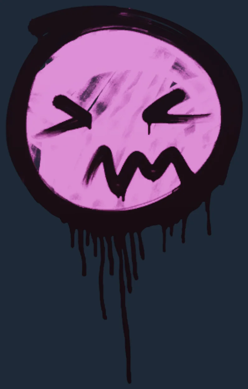Sealed Graffiti | Grimace Image