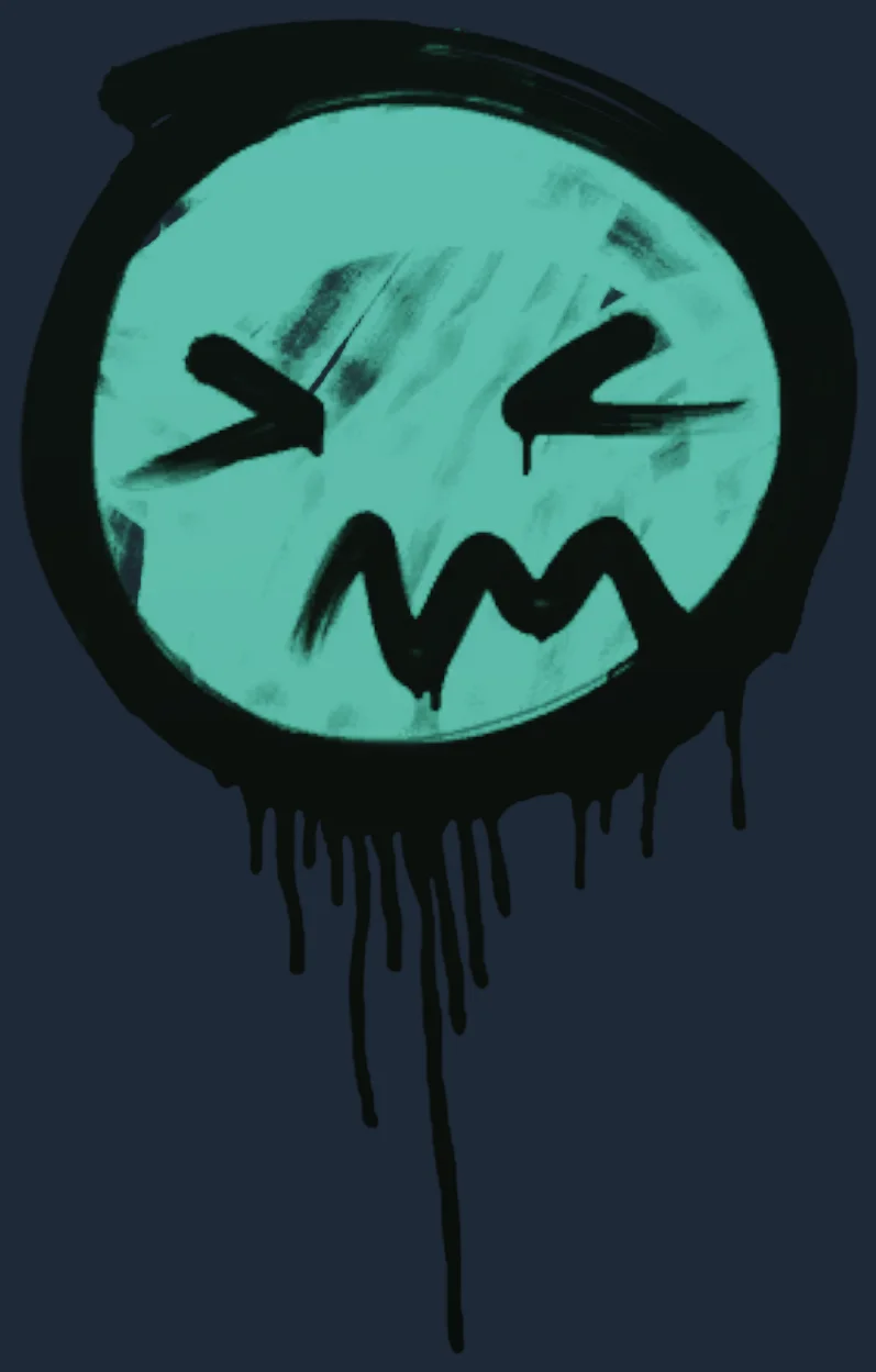 Sealed Graffiti | Grimace Image