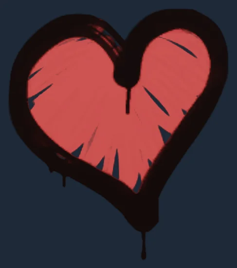 Sealed Graffiti | Heart Image