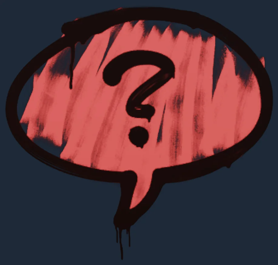 Sealed Graffiti | Question Mark Image