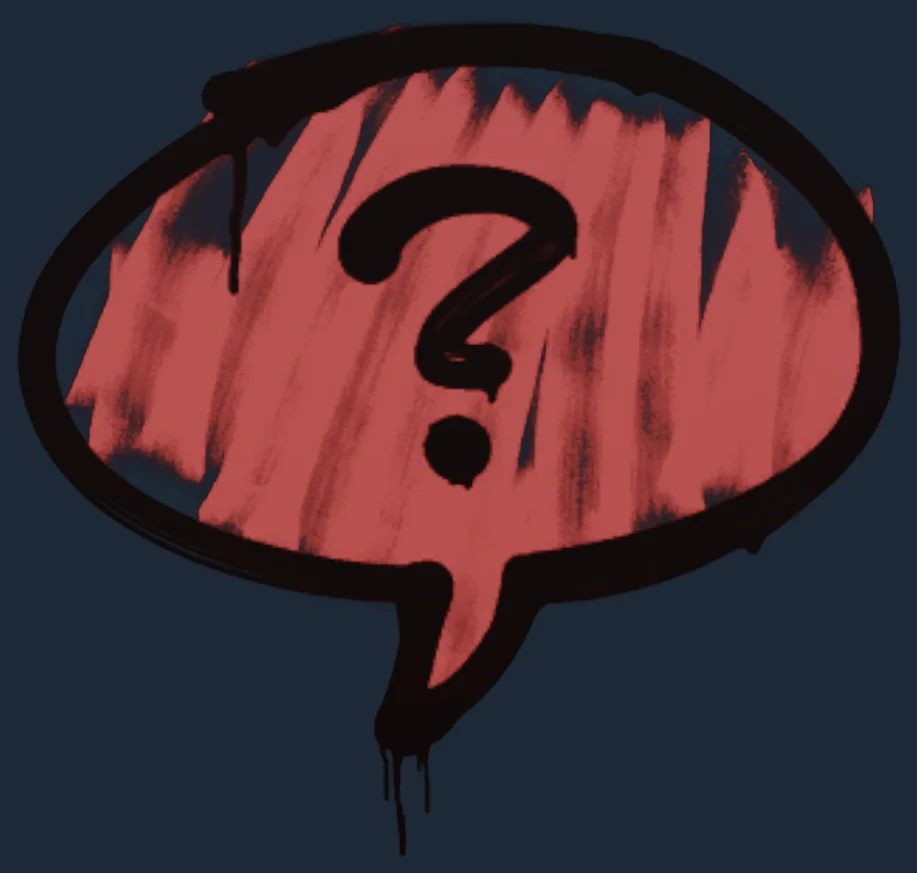 Sealed Graffiti | Question Mark Image