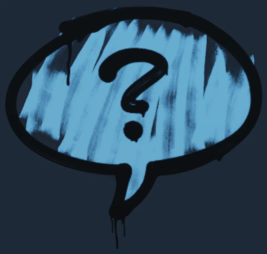 Sealed Graffiti | Question Mark Image