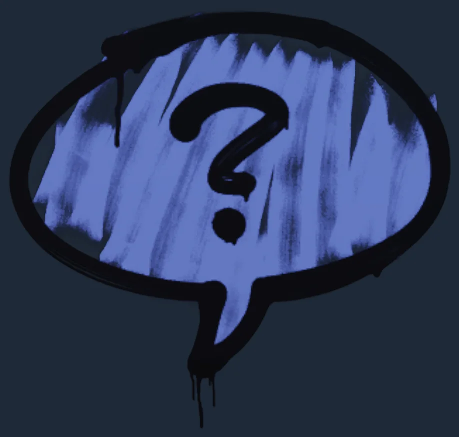 Sealed Graffiti | Question Mark Image