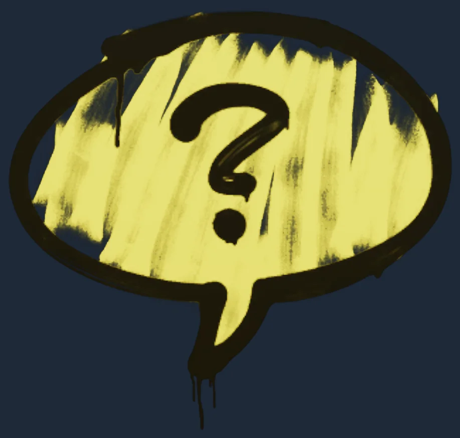 Sealed Graffiti | Question Mark Image