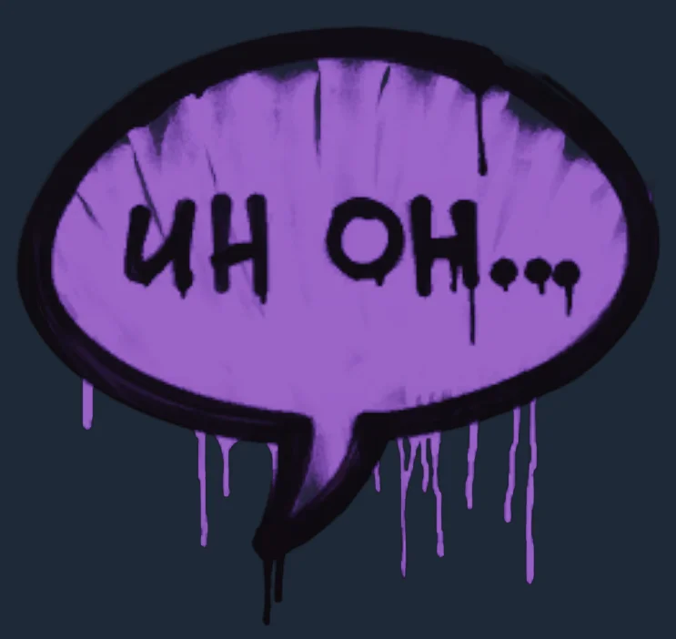 Sealed Graffiti | Uh Oh Image