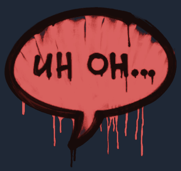 Sealed Graffiti | Uh Oh Image