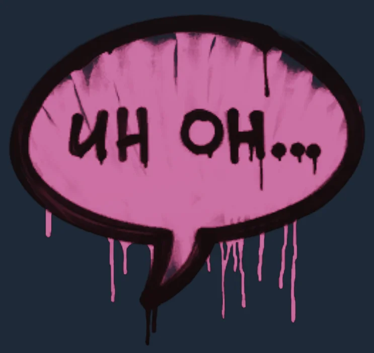 Sealed Graffiti | Uh Oh Image