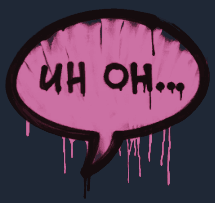 Sealed Graffiti | Uh Oh Image