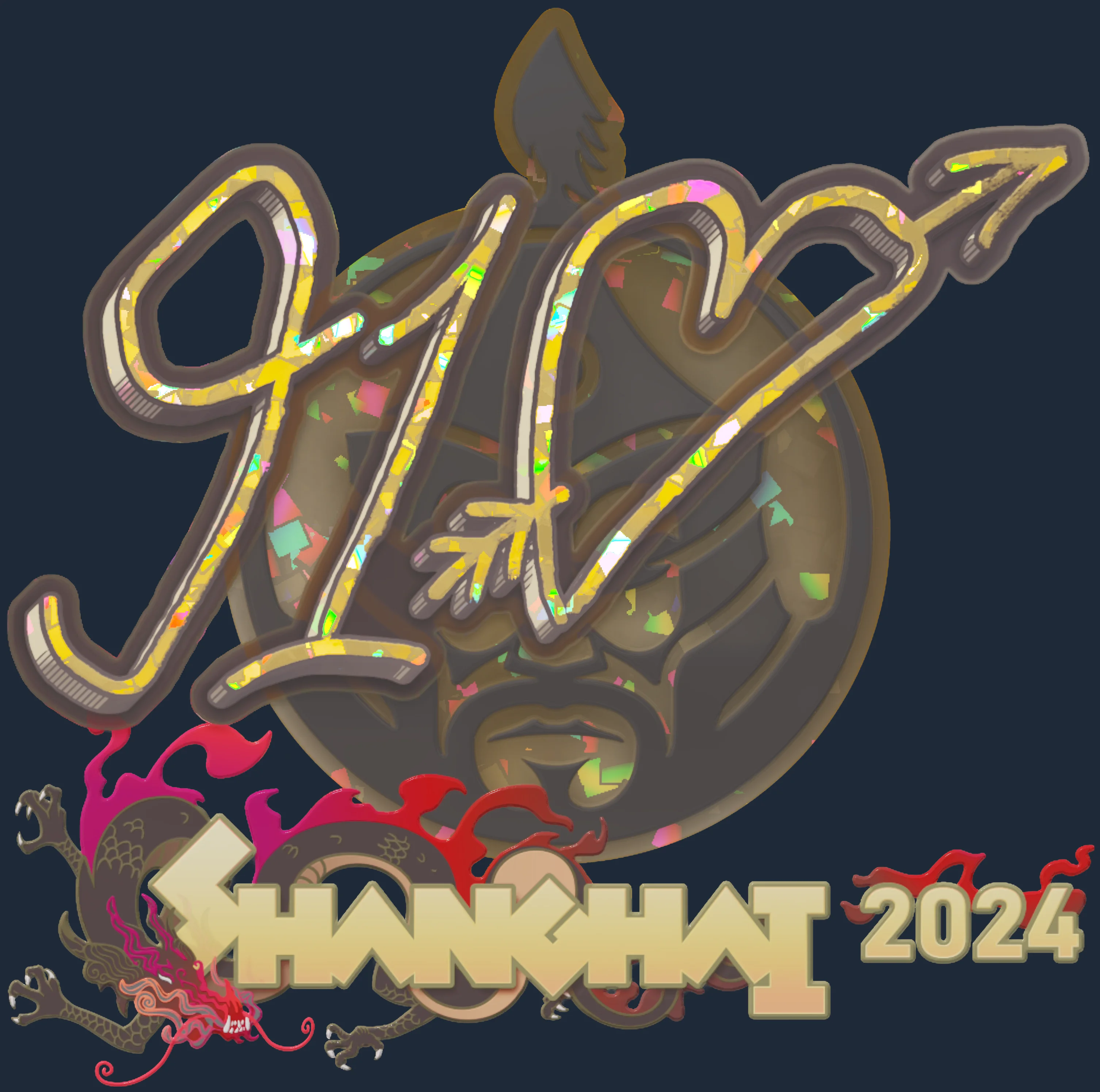 Sticker | 910 (Glitter) | Shanghai 2024 Image