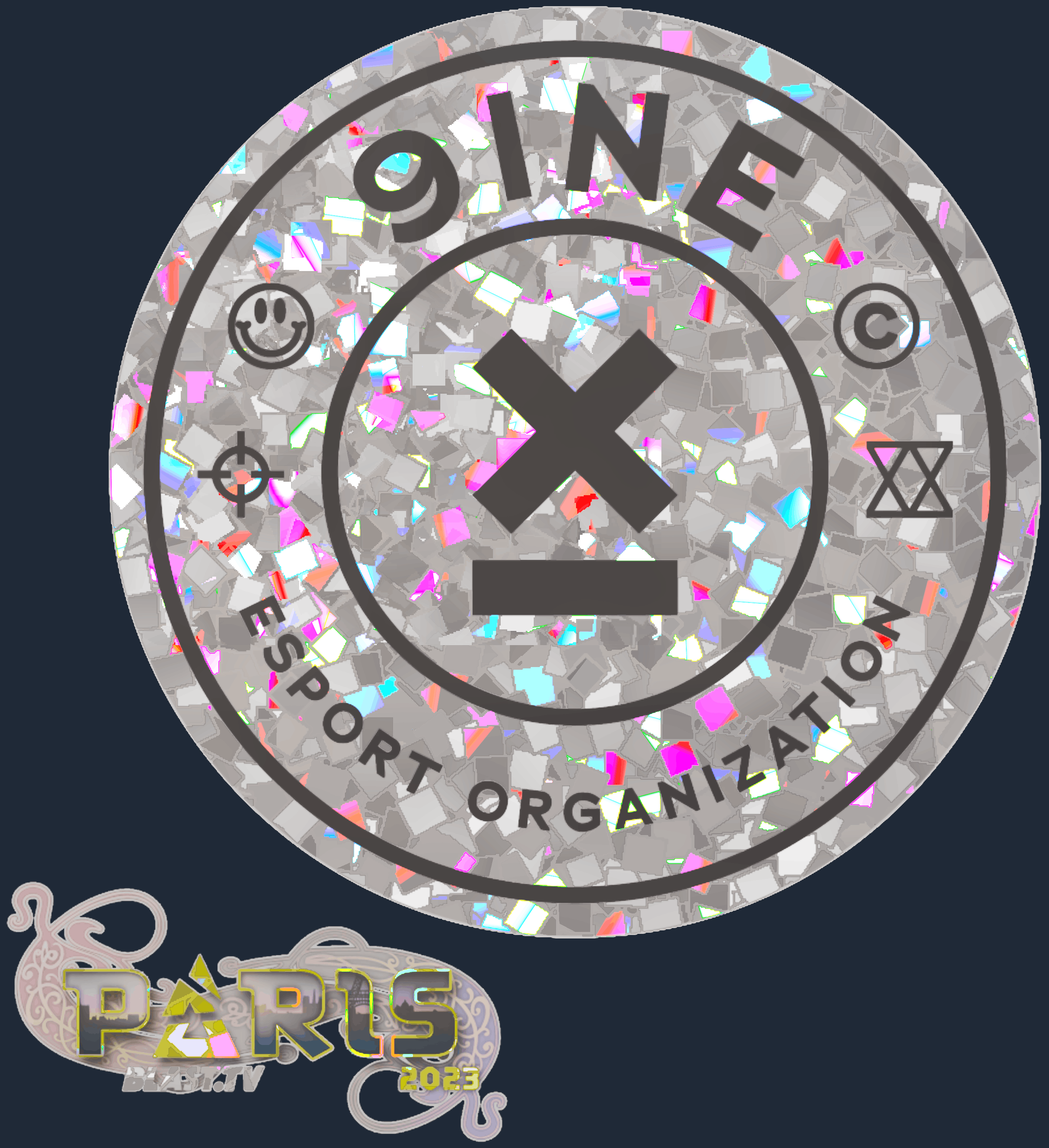 Sticker | 9INE (Glitter) | Paris 2023 Image