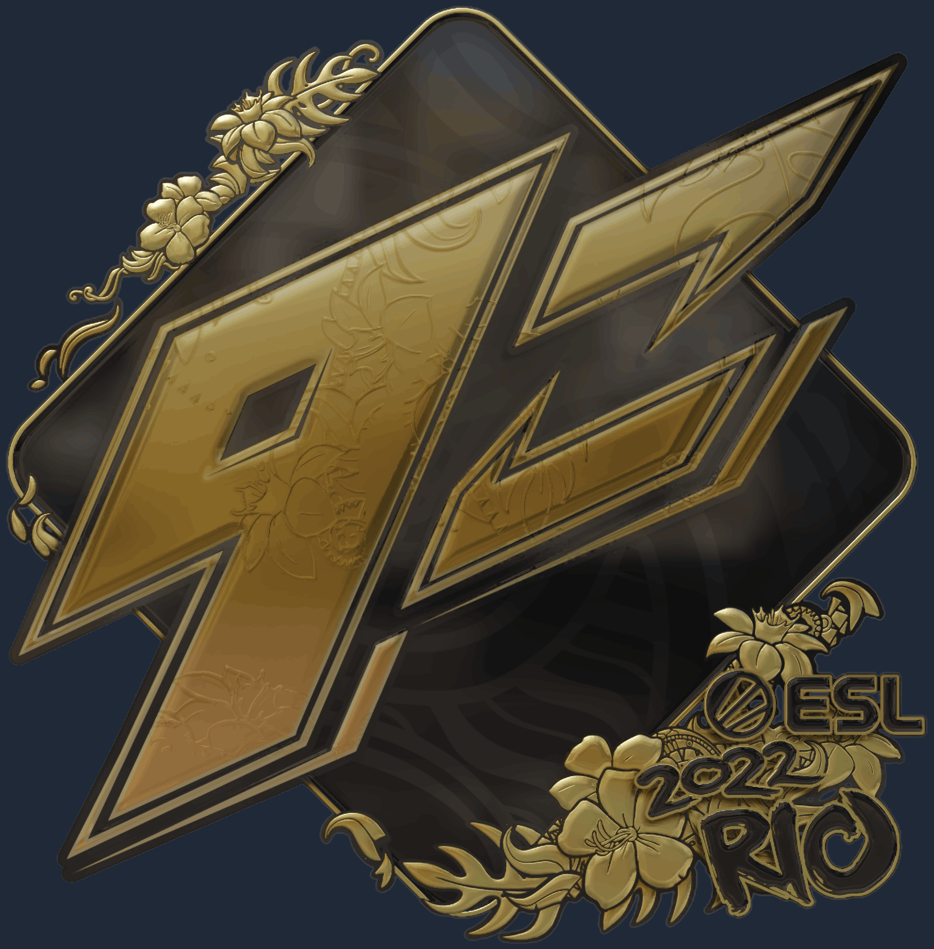 Sticker | 9z Team (Gold) | Rio 2022 Image
