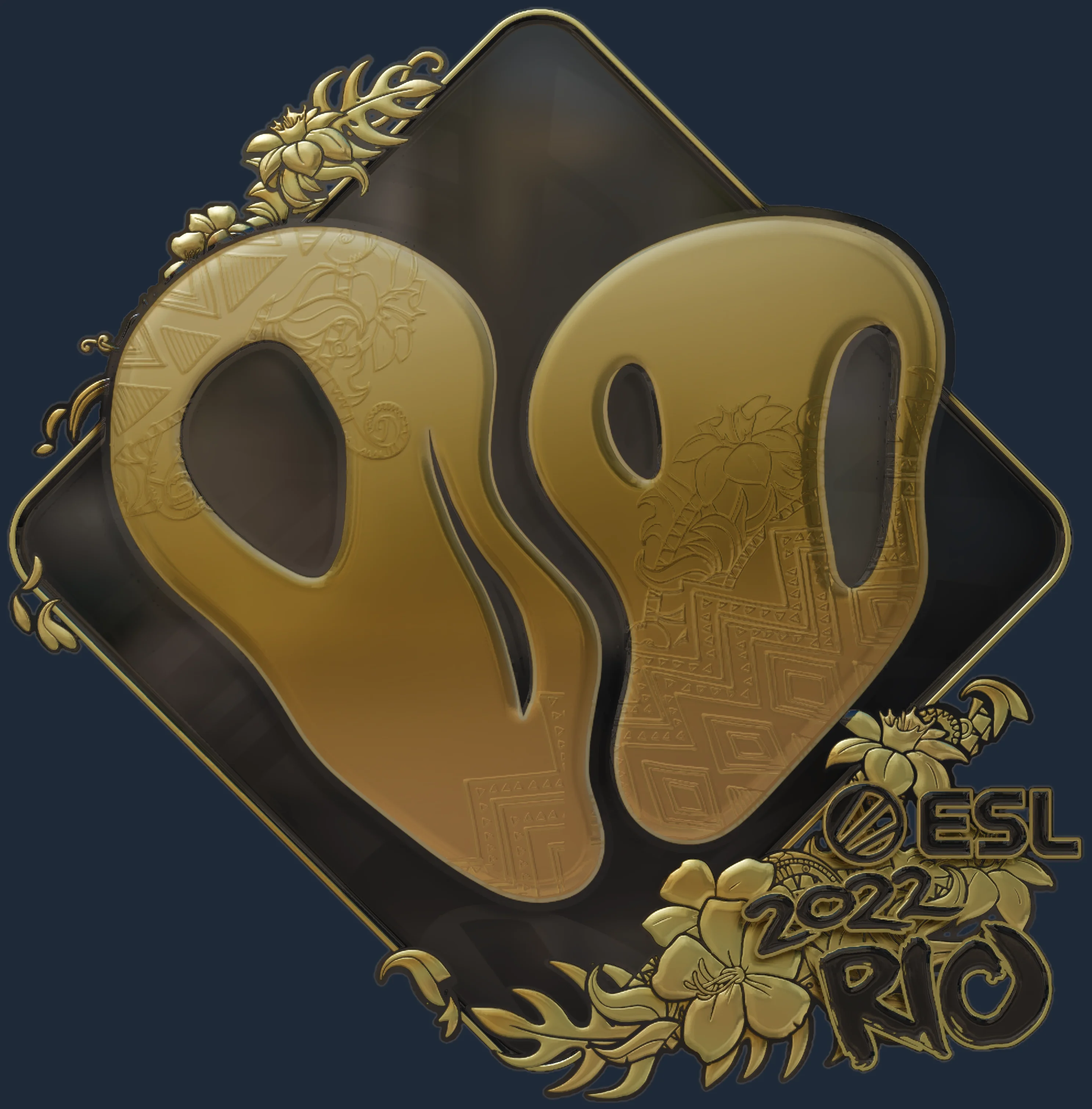 Sticker | 00 Nation (Gold) | Rio 2022 Image