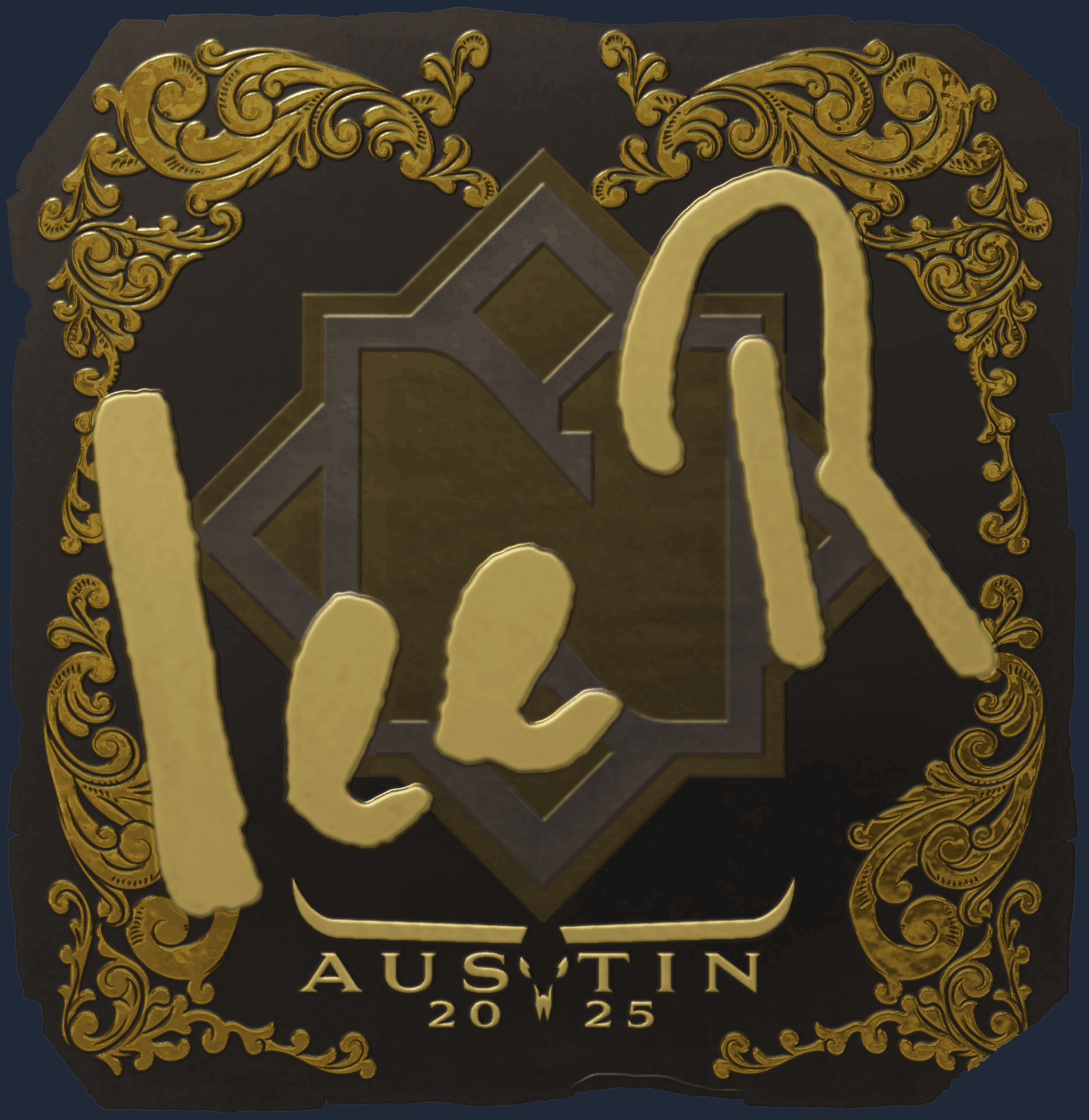Sticker | 1eeR (Gold) | Austin 2025 Image