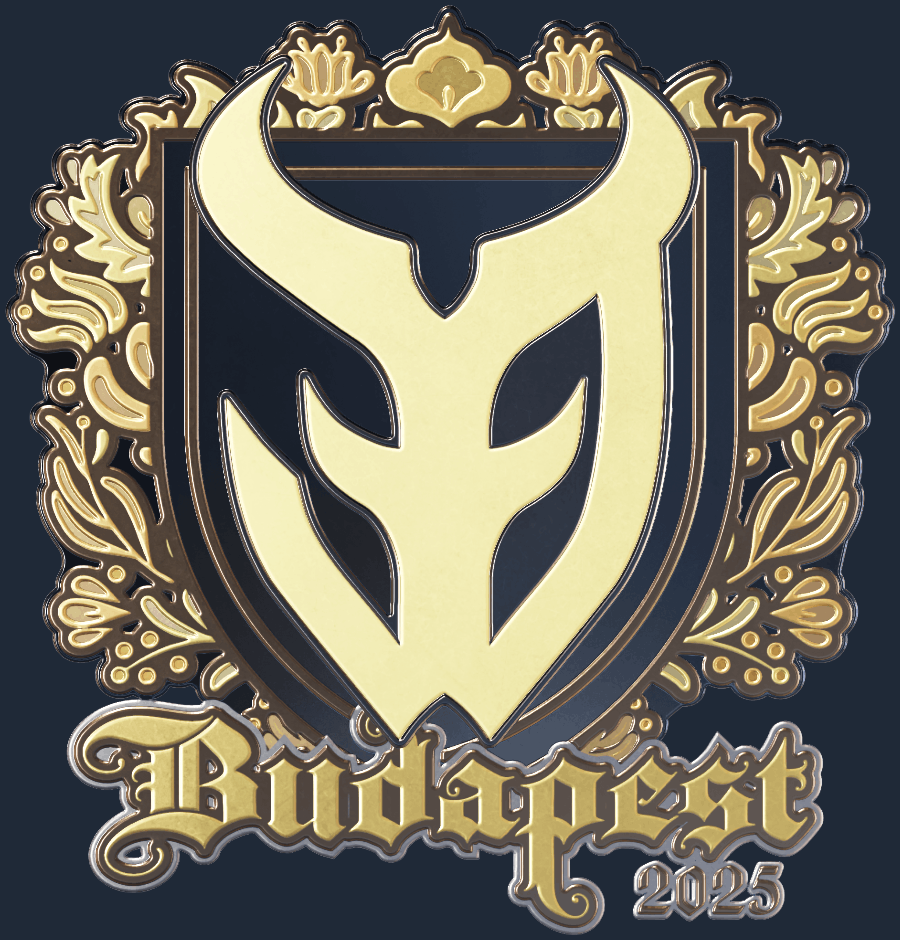 Sticker | 3DMAX (Gold) | Budapest 2025 Image