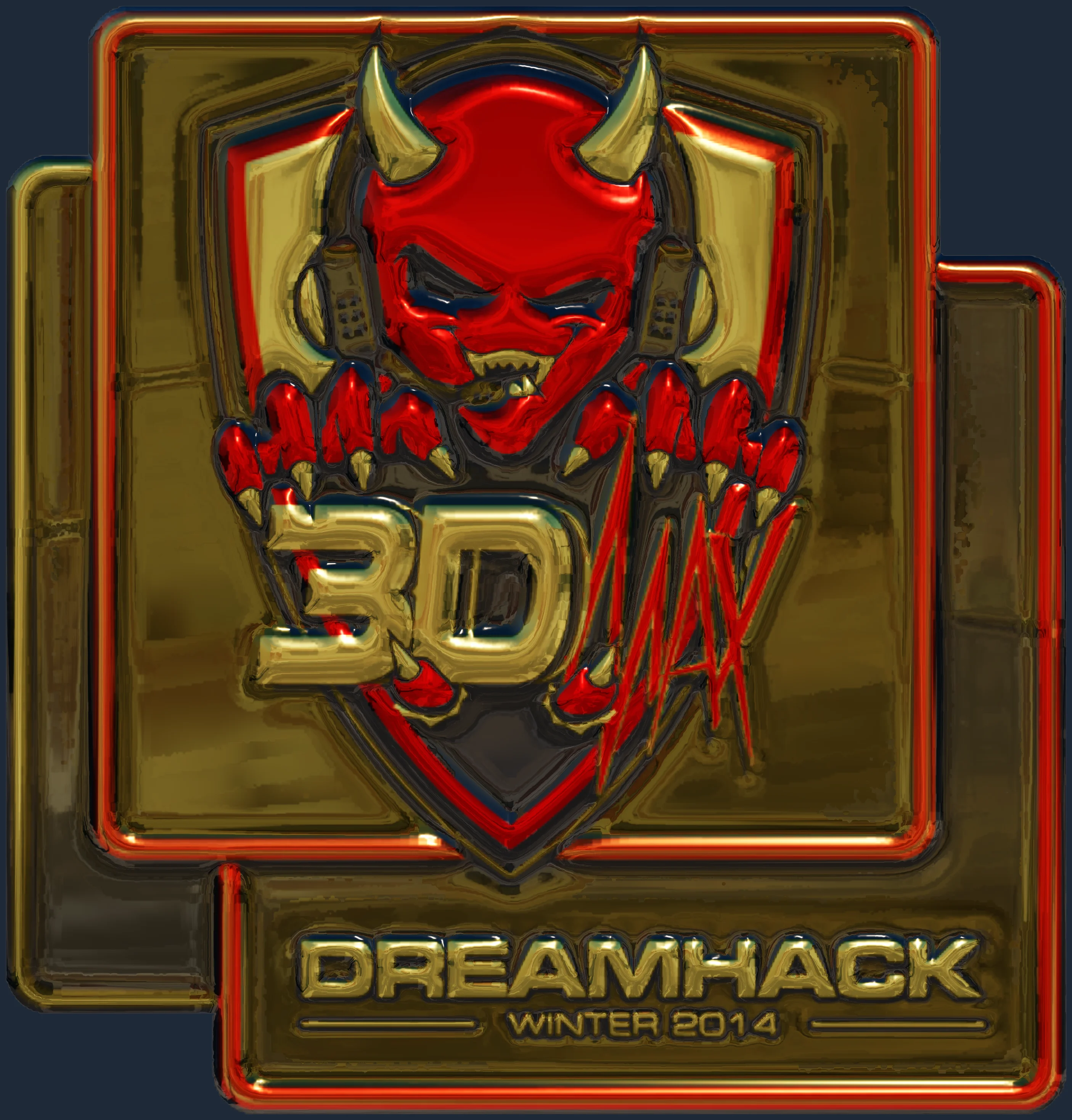 Sticker | 3DMAX (Gold) | DreamHack 2014 Image