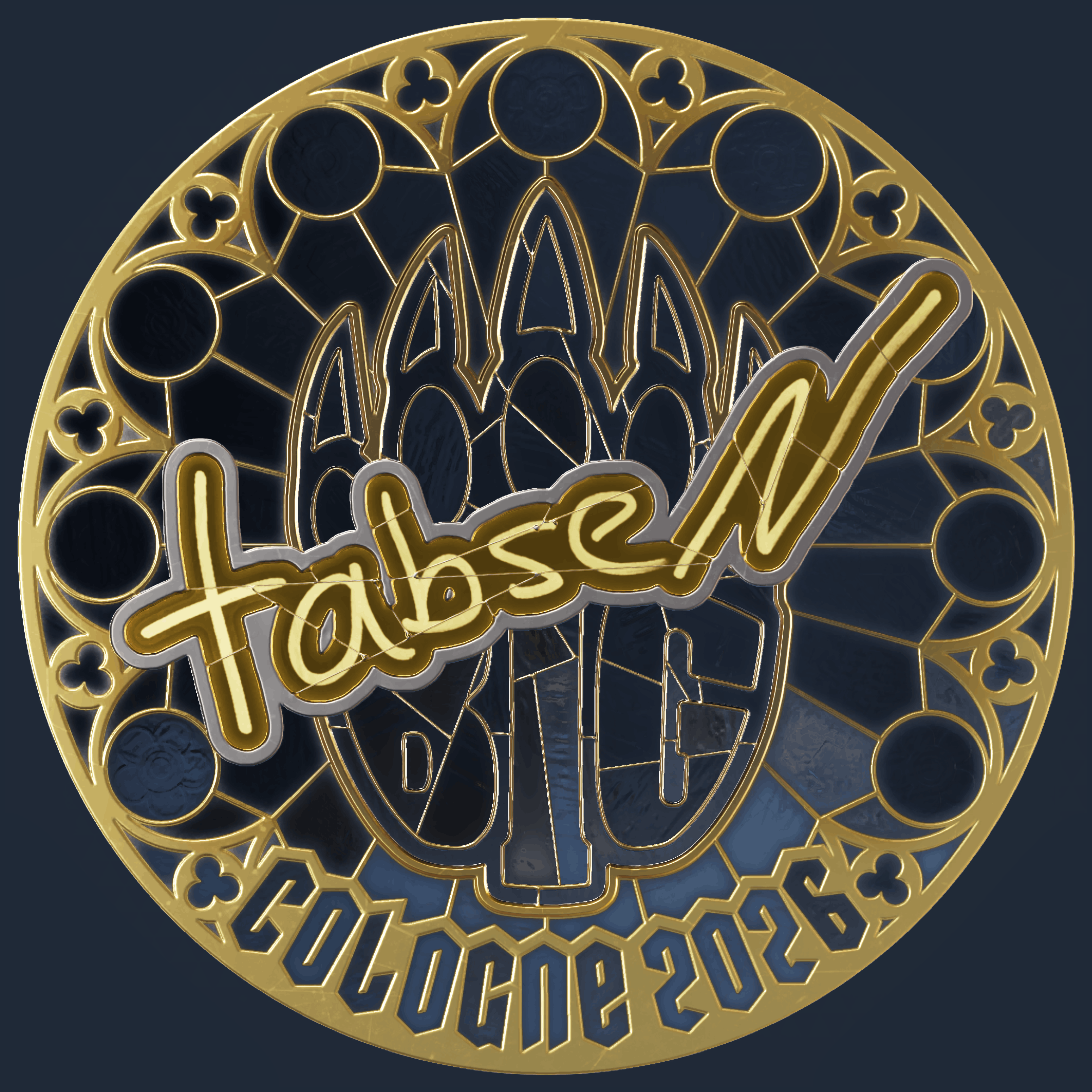 Sticker | tabseN (Gold) | Cologne 2026 Image