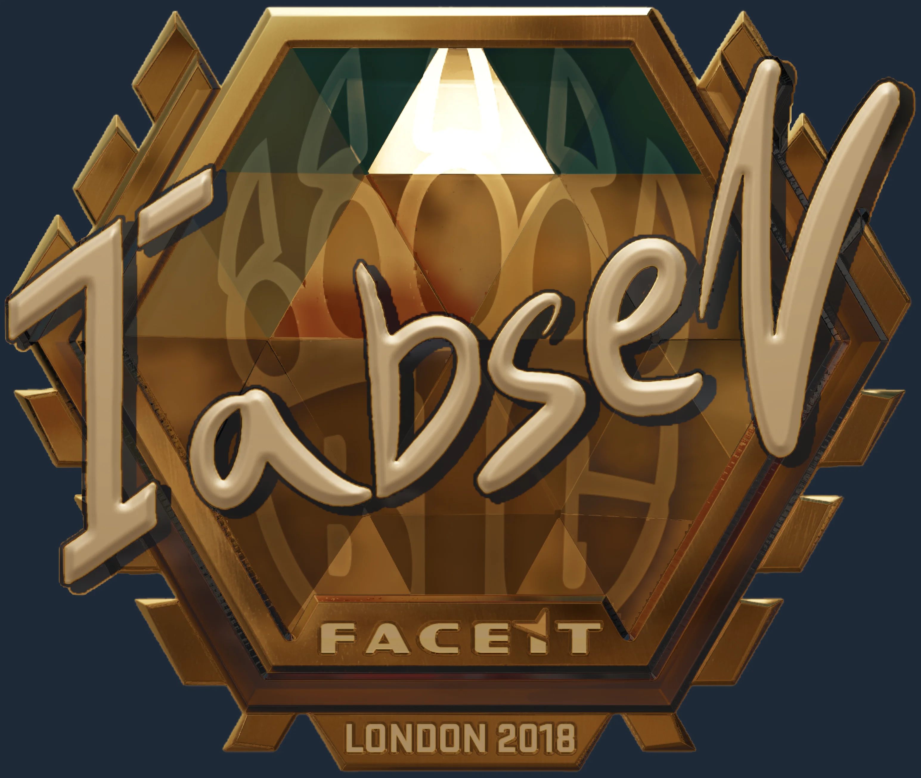 Sticker | tabseN (Gold) | London 2018 Image