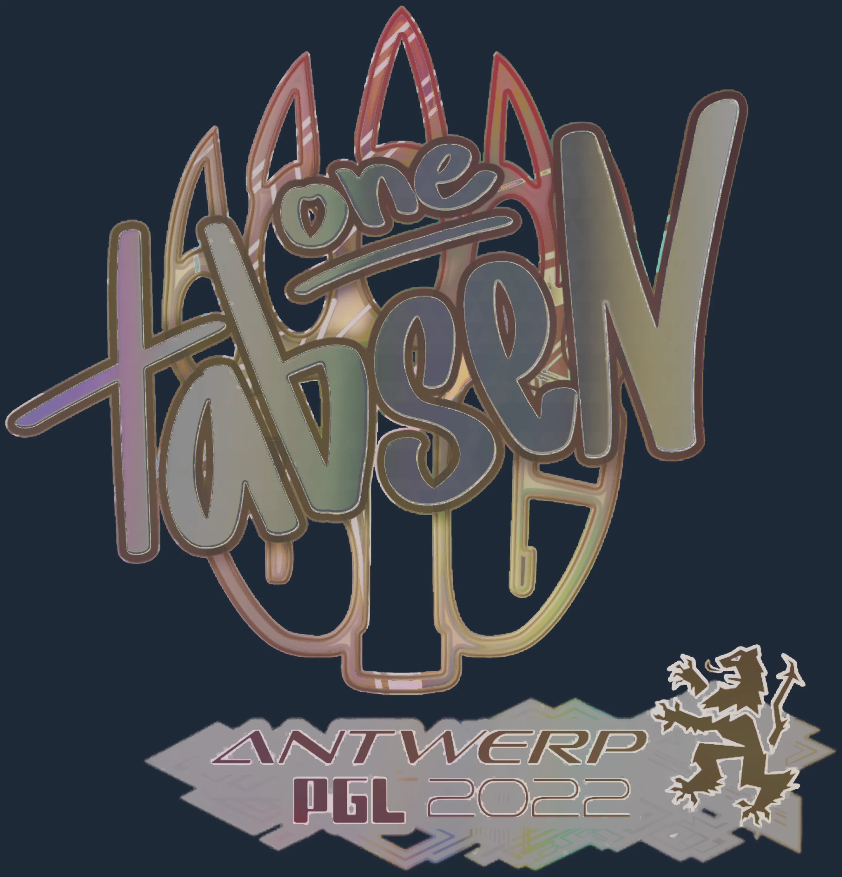 Sticker | tabseN (Holo) | Antwerp 2022 Image