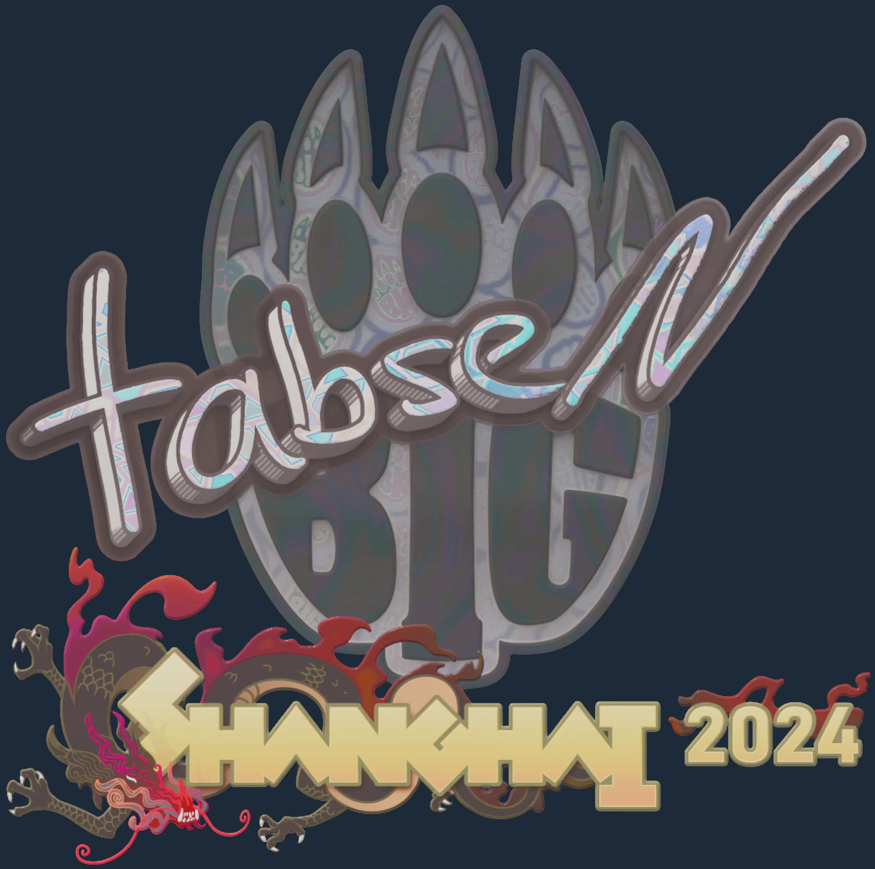 Sticker | tabseN (Holo) | Shanghai 2024 Image